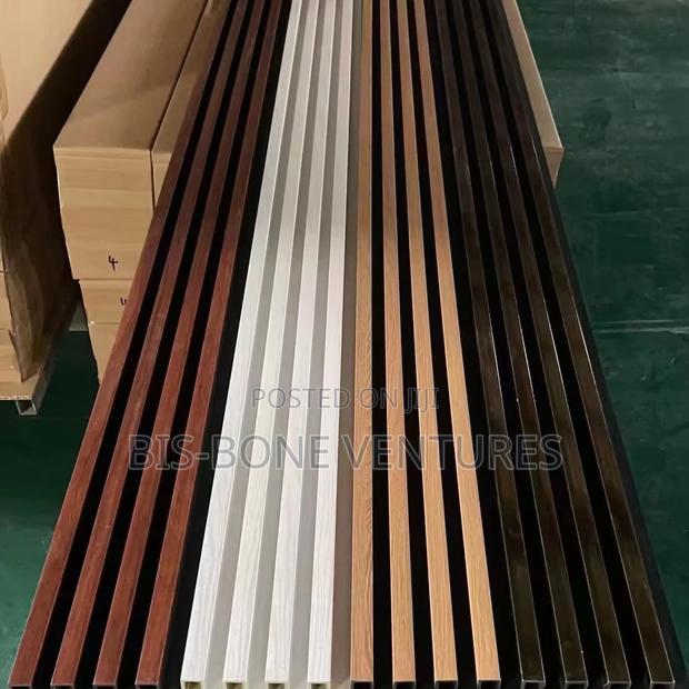 WPC Fluted Wall Panel Interior (9.2ft X 6inches) · Photo 2