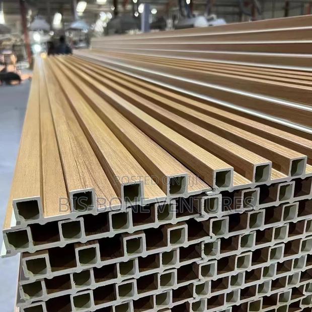 WPC Fluted Wall Panel Interior (9.2ft X 6inches) · Photo 3