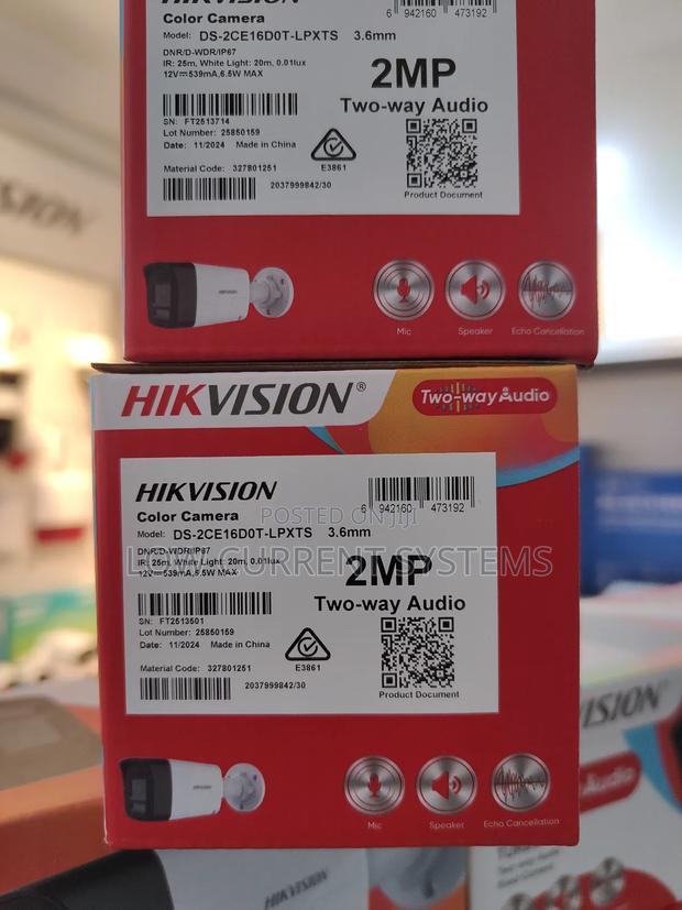 Hikvision Promo 4channel Full Kit Cameras CCTV Kit Two Ways Audio · Photo 2
