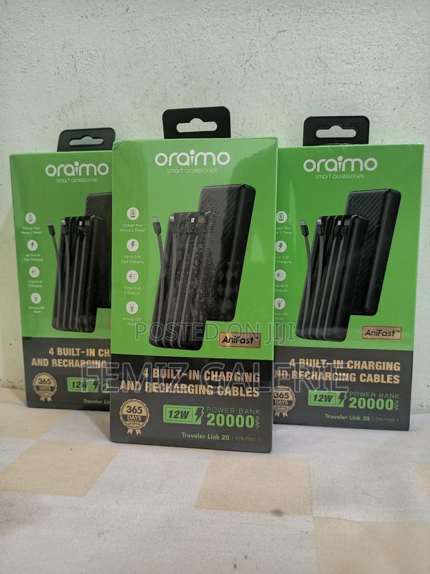 Oraimo Traveler Link 20 20000mah 12w Power Bank · Photo 1