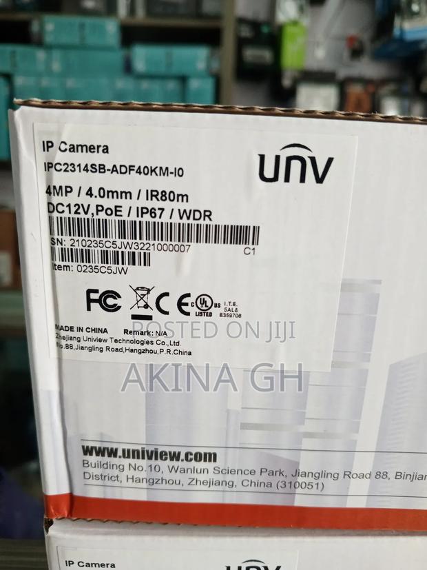 Uniview Unv 4mp Hd Intelligent 80m Ir 4mm Bullet Ip Camera · Photo 2
