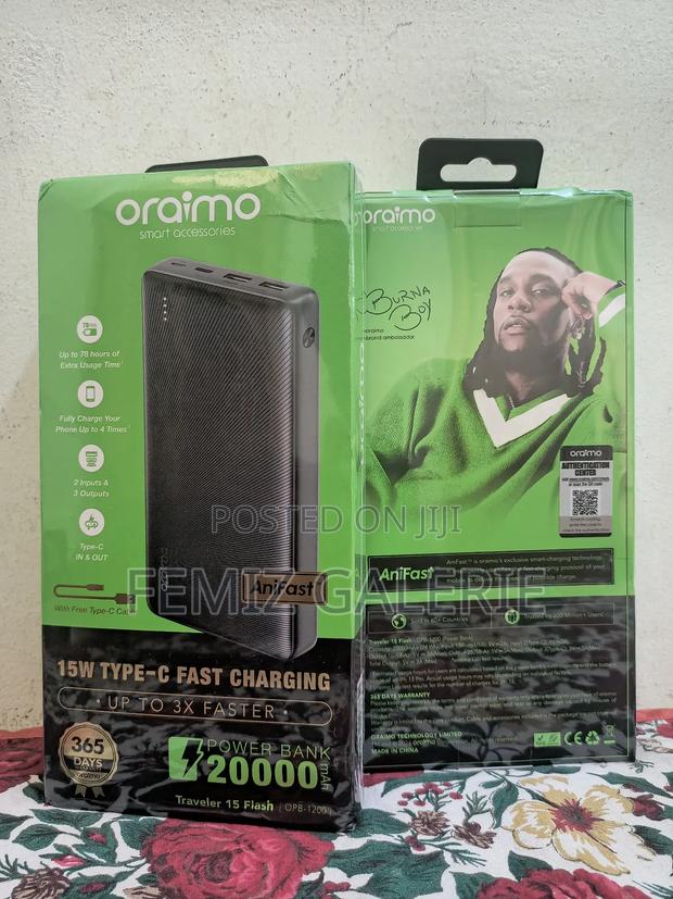 Oraimo Traveler 15 Flash 20000mah 15w Power Bank · Photo 3