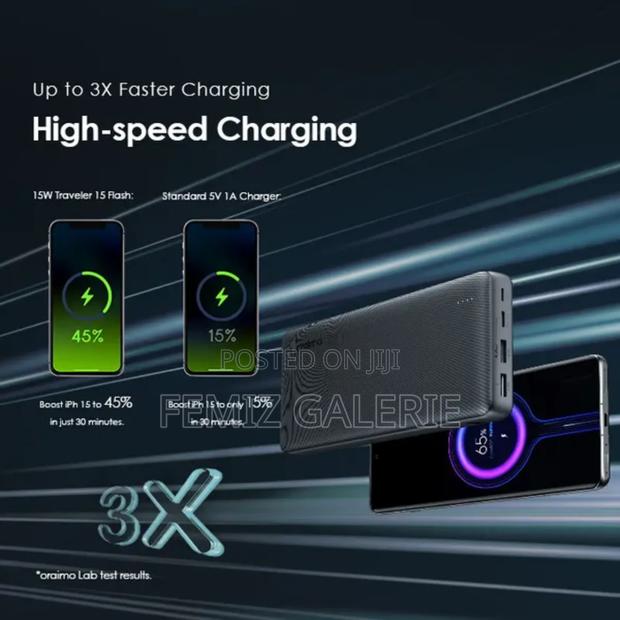 Oraimo Traveler 15 Flash 20000mah 15w Power Bank · Photo 2