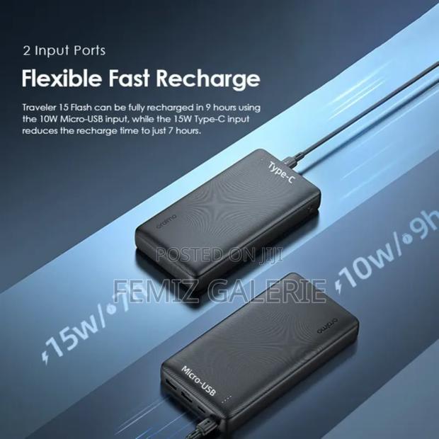 Oraimo Traveler 15 Flash 20000mah 15w Power Bank · Photo 2