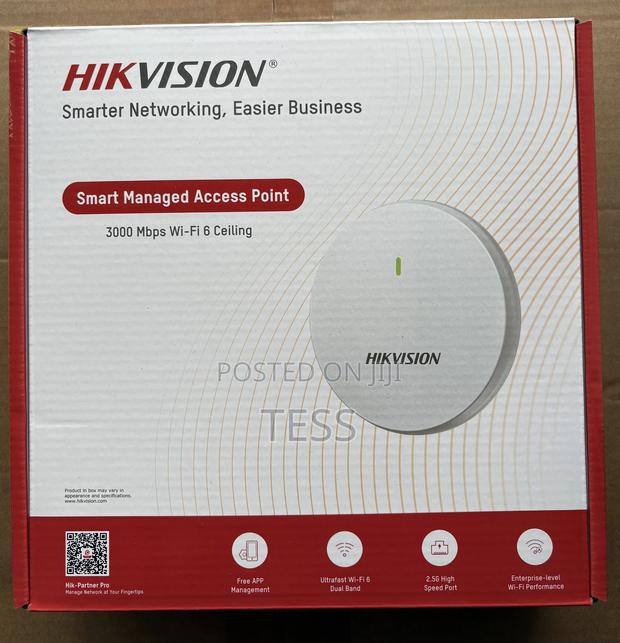 Hikvision Wi-Fi 6 3000m Celling Access Point Ds-3wap622e-Sl · Photo 1