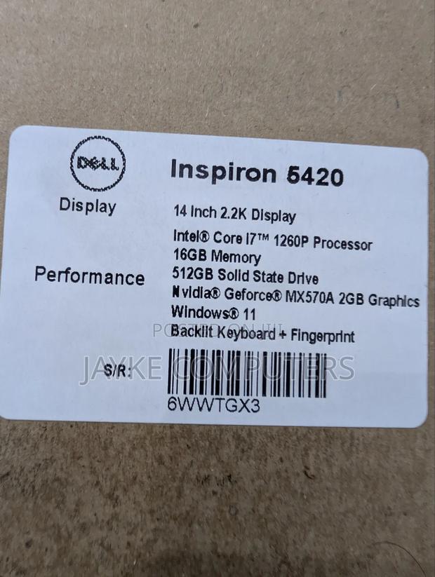 New Laptop Dell Inspiron 14 16GB Intel Core I7 SSD 512GB · Photo 2