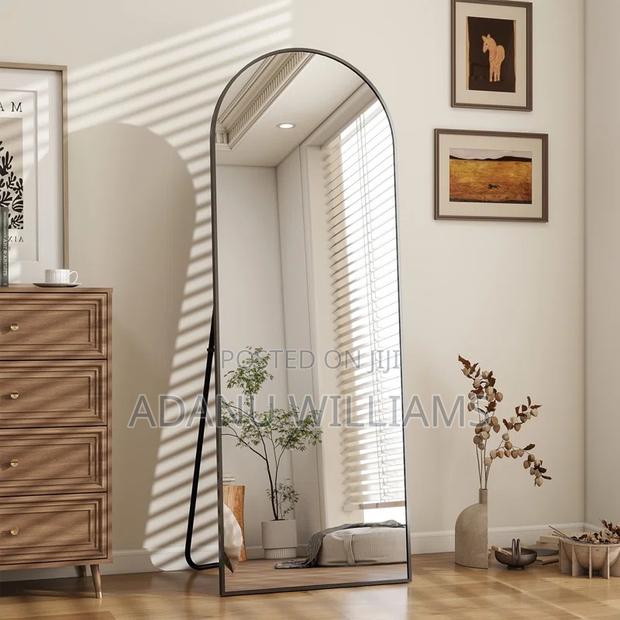 Arched Oversized Full Length Dressing Mirror With Stand · Photo 1