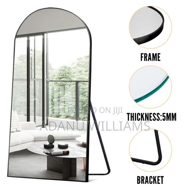 Arched Oversized Full Length Dressing Mirror With Stand · Photo 2