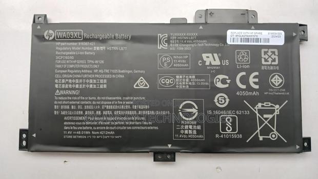 Original Hp Wa03xl Battery for Pavilion X360 14-Ba 15-Bk · Photo 3