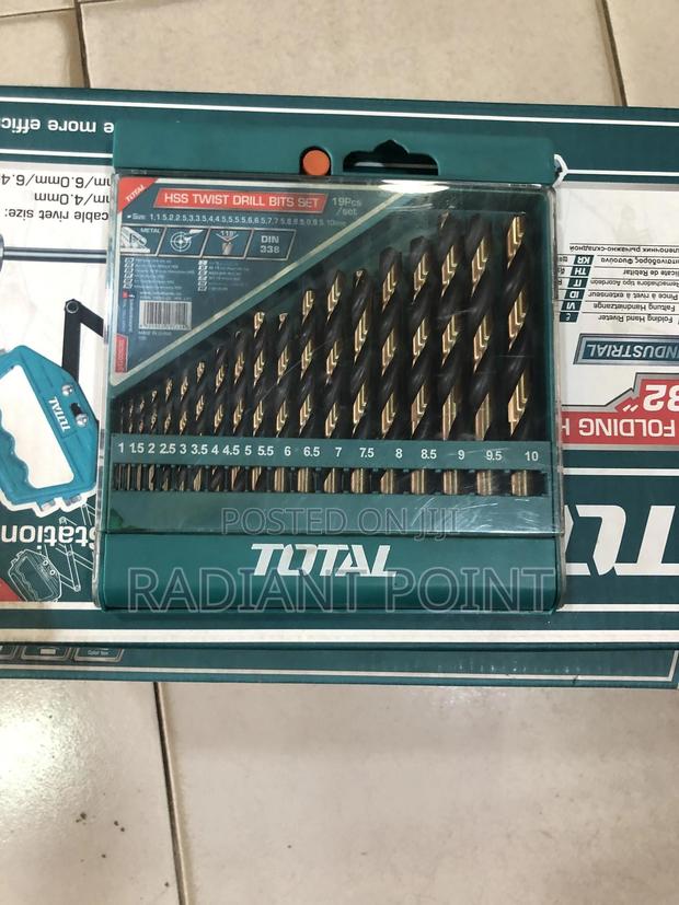 HSS Twist Drill Bits Set (19pcs) Total · Photo 1
