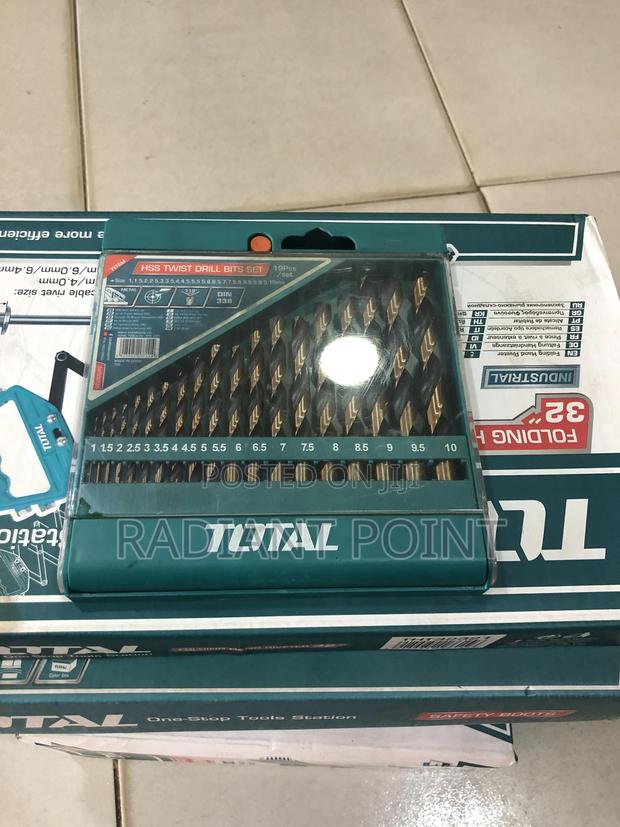 Total HSS Drill Bits Set (19pes) · Photo 1