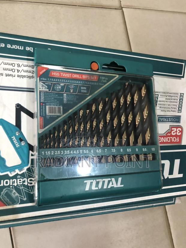 Total HSS Twist Drill Bits Set (19pcs) · Photo 1