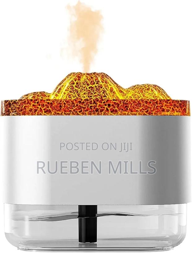 Flame Volcano Humidifier Diffuser With 2 Spray Modes - A331 · Photo 1