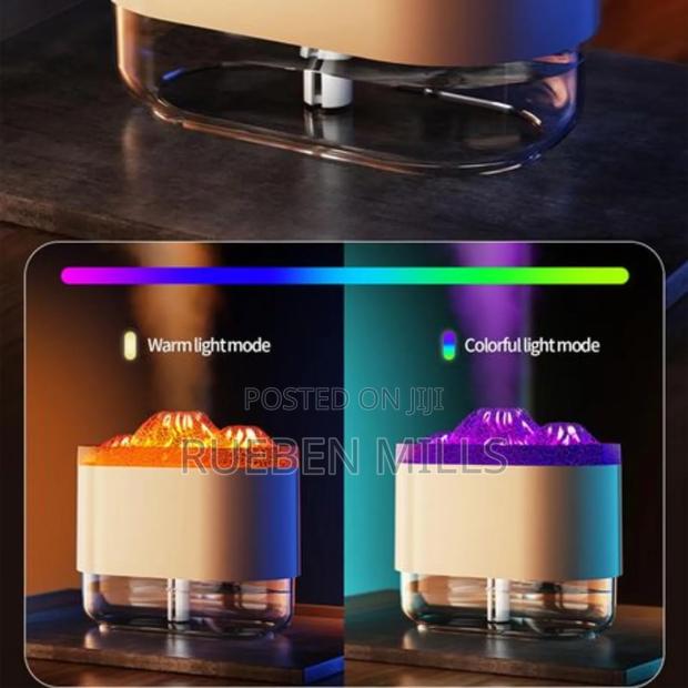Flame Volcano Humidifier Diffuser With 2 Spray Modes - A331 · Photo 3