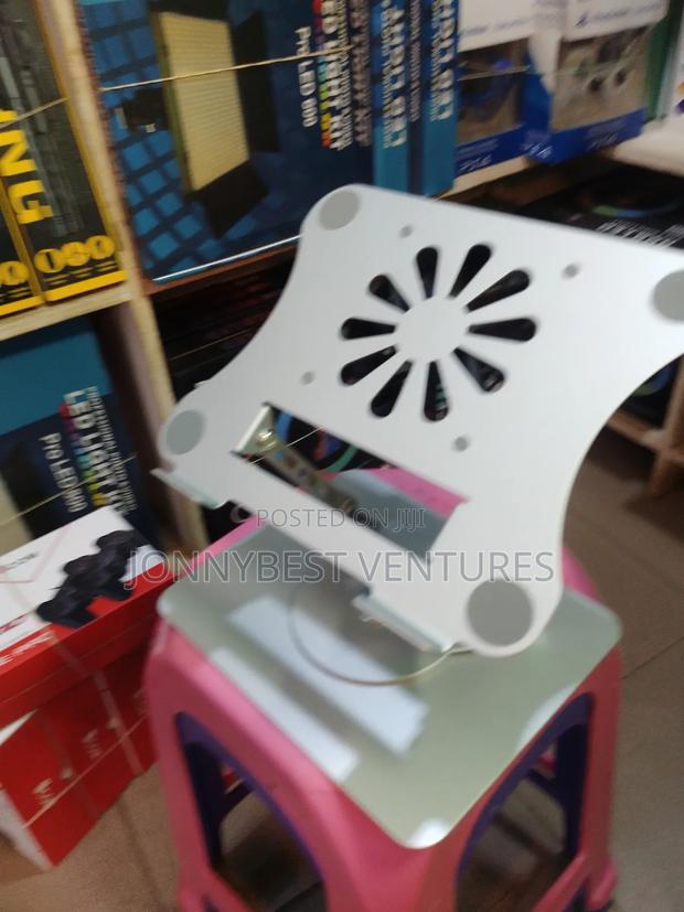 Rotatable 360 Laptop Stand With Fan · Photo 3