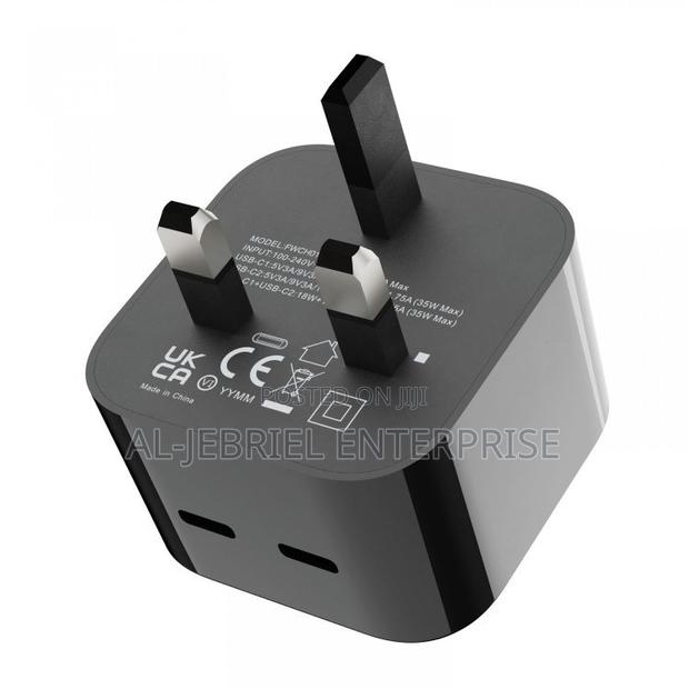 Porodo Super-Fast Dual Usb-C Wall Charger Pd 35w Uk · Photo 4