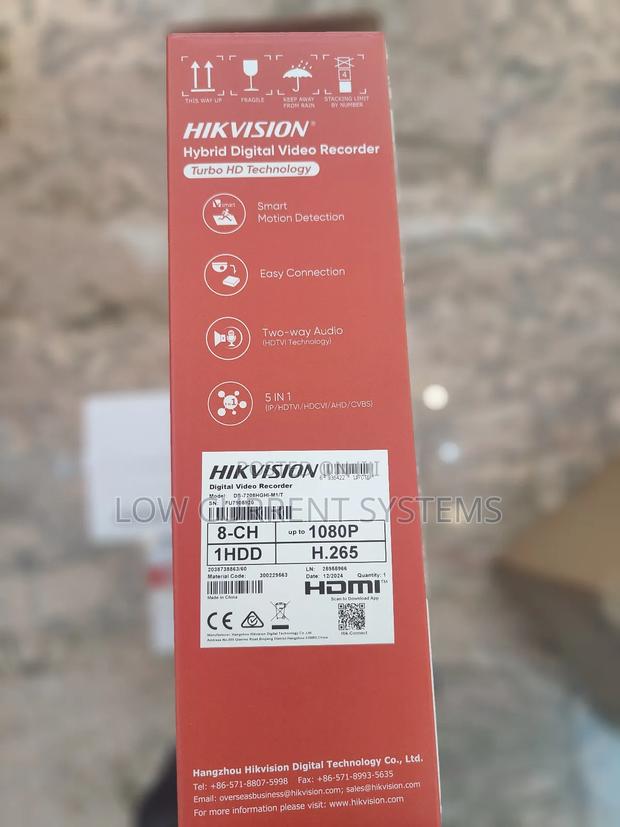 Hikvision 8 Channel DVR Recorder Hybrid Two Ways Audio 2mp · Photo 2