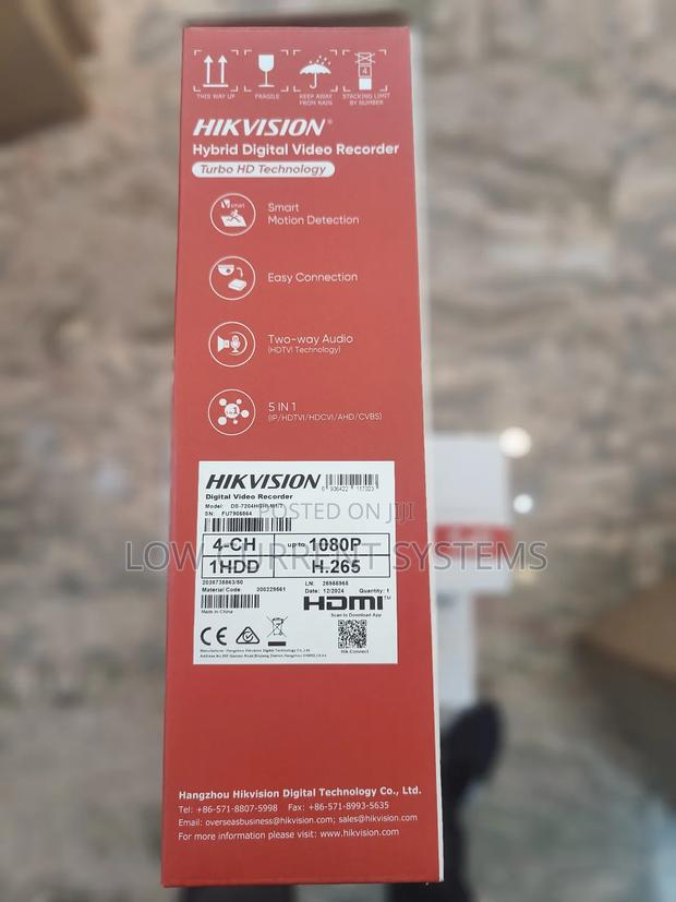 Hikvision Recorder DVR 2mp 4 Channel Two Ways Audio · Photo 4