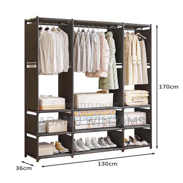 Heavy Duty Metal Clothes Hanging Rail For Bedroom · Photo 2