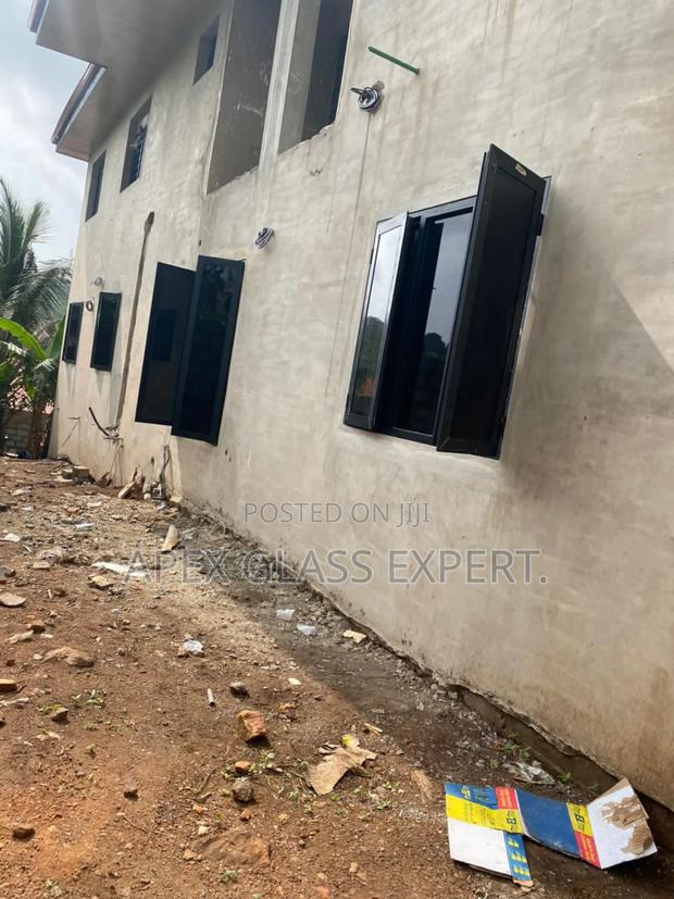 Black Colour Casement Windows With Middle Fix Module. · Photo 2