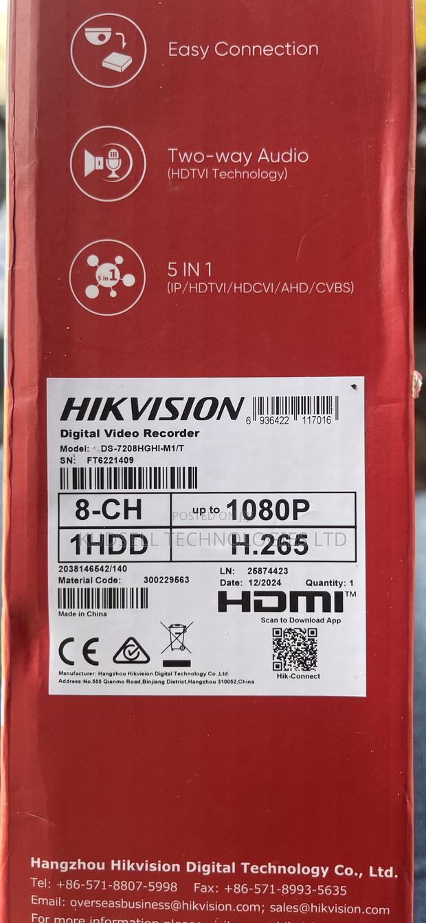 8-Ch 720p 1u H.265 DVR · Photo 2
