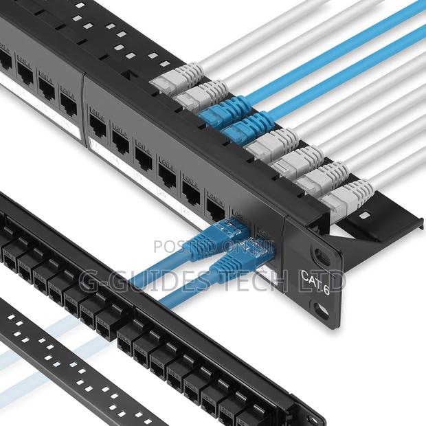 24-Port Patch Panel Cat6, 24port Pass Through Patch Panel · Photo 2
