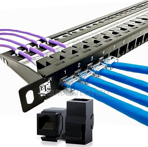 24-Port Patch Panel Cat6, 24port Pass Through Patch Panel · Photo 4