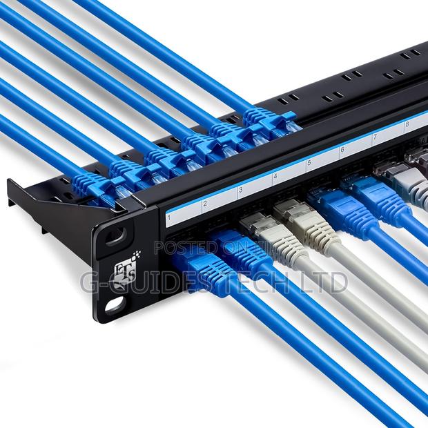 24-Port Patch Panel Cat6, 24port Pass Through Patch Panel · Photo 3