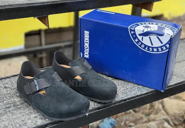 Birkenstock London Suede Black Shoes · Photo 2