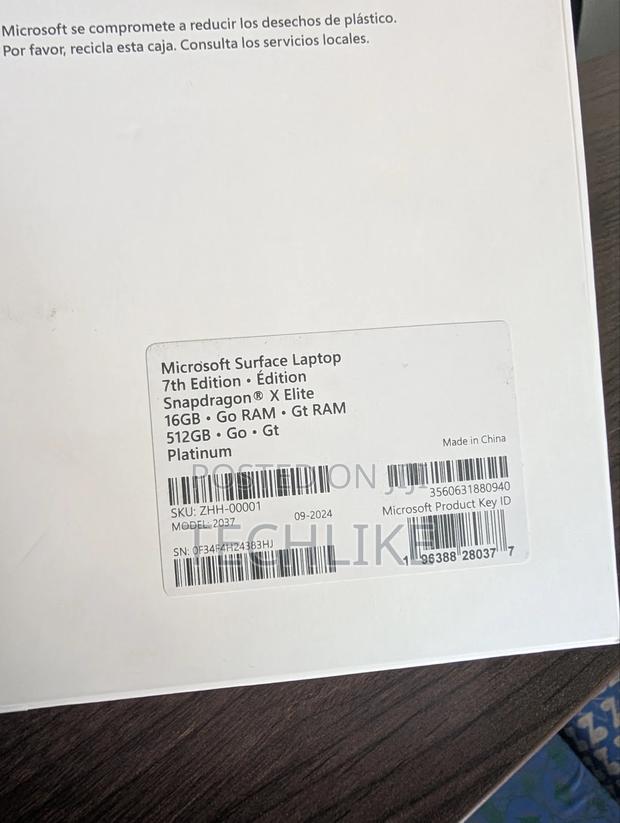 New Microsoft Surface Laptop 7 16GB Qualcomm Snapdragon X Elite 512GB · Photo 2