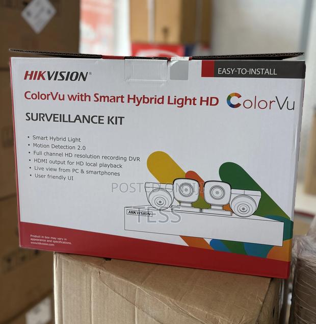 Hikvision 4ch Kit Full Color Vu With Audio No Audio · Photo 1