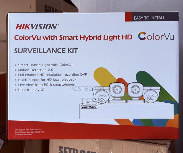 Hikvision 4ch Kit Full Color Vu 2mp Audio+1tb HDD · Photo 1