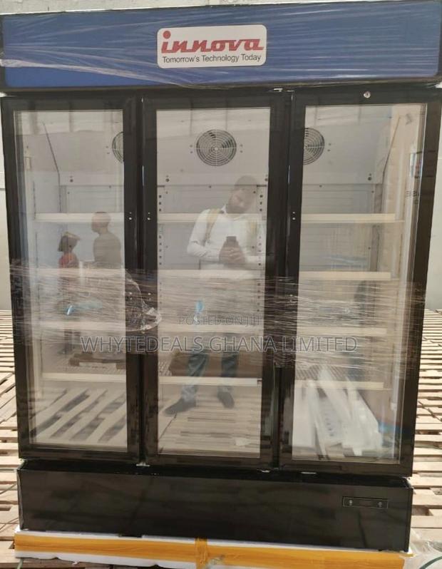 Innova 3-Doors Beverage Cooler| Display Fridge| 1200litres · Photo 1