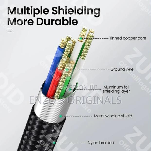 Usb-C to Printer Cable Usb Type B 2m Length Braided High Quality · Photo 6