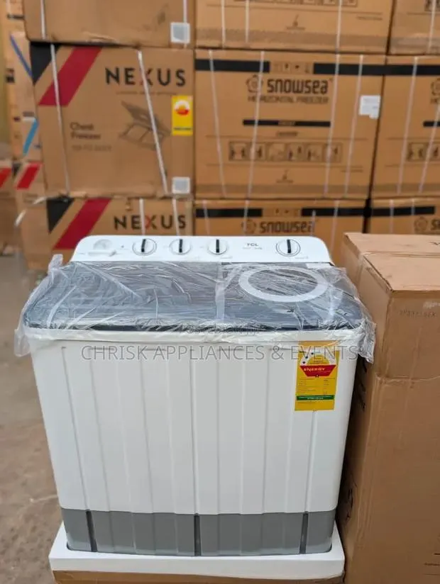 TCL 10.5kg Semi-Automatic Twin Tub Washing Machine – Brand New · Photo 1