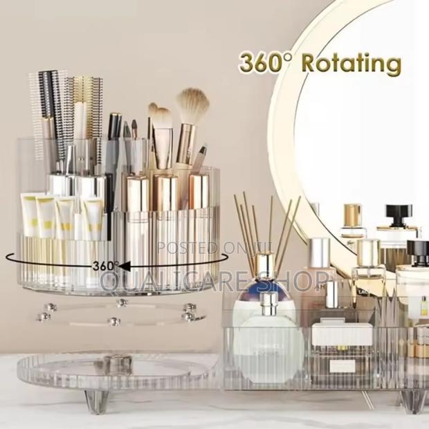 Rotating Makeup Organizer (Crystal Clear) · Photo 2