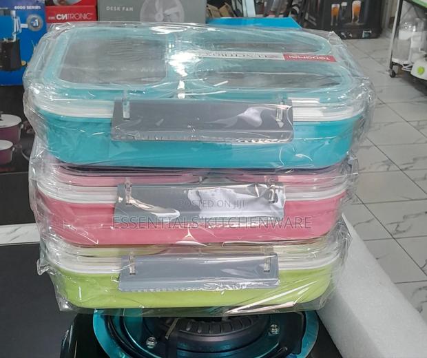Stainless Steel 3 Compartment Lunch Box · Photo 2