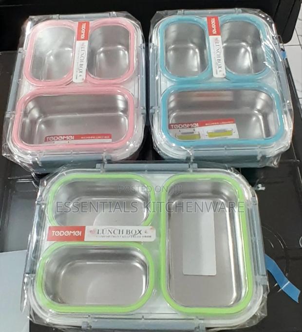Stainless Steel 3 Compartment Lunch Box · Photo 3