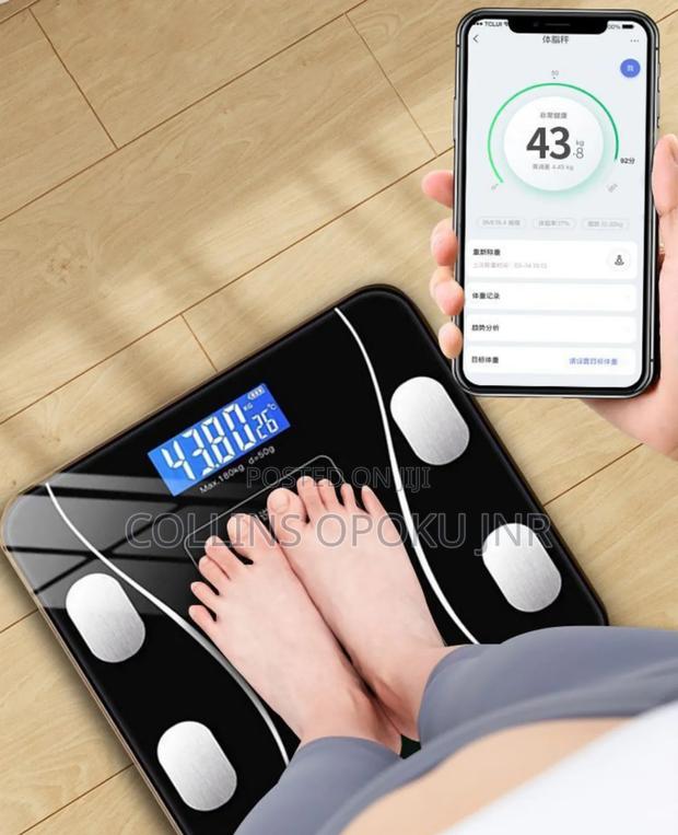 Multi-functional Usb Bluetooth Body Weighing Scale - Black · Photo 2