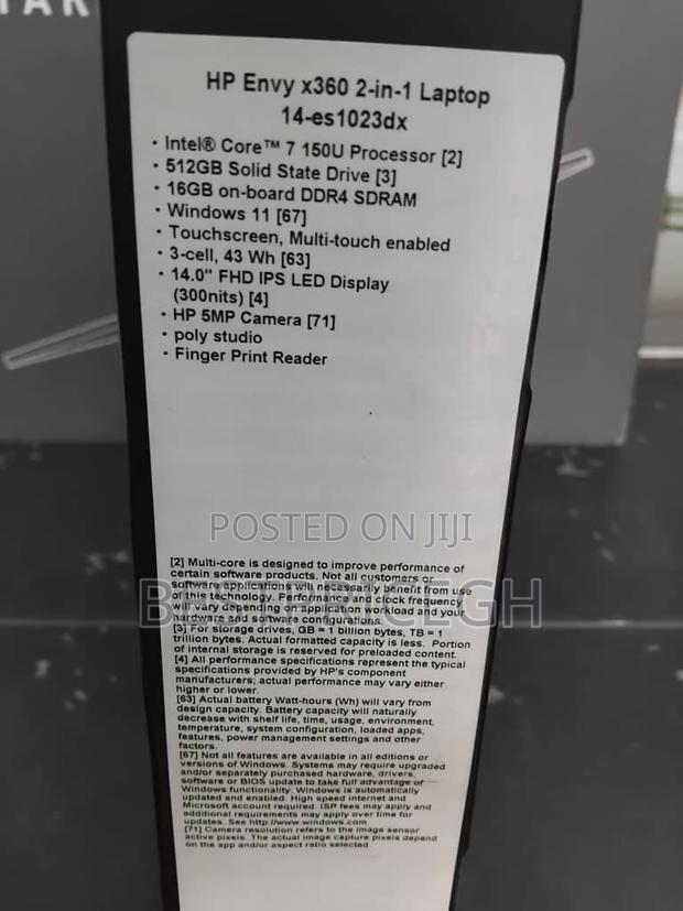 New Laptop HP Envy X360 16GB Intel Core I7 SSD 512GB · Photo 1