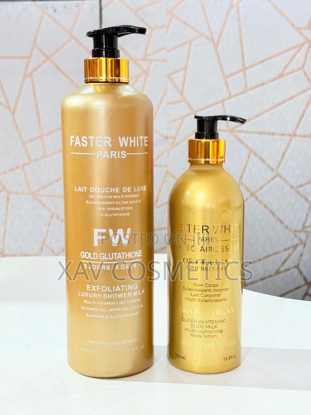 Faster White Gold Argan Super Whitening Lotion Shower Gel · Photo 1