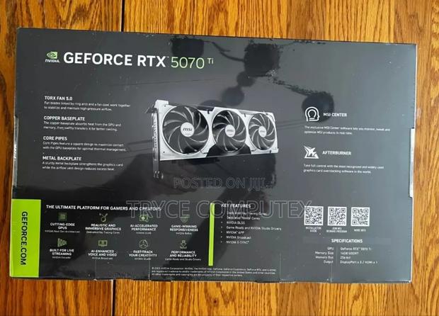 Msi Ventus RTX 5070 Ti 16gb Graphic Card · Photo 1
