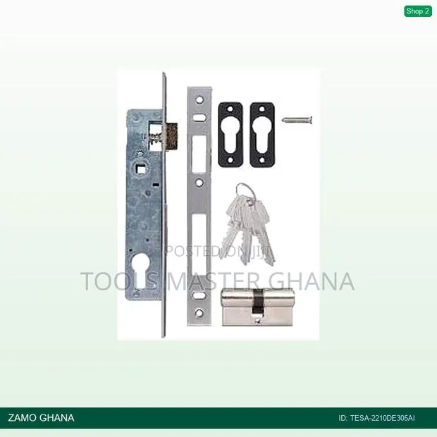 Tesa Sliding Deadlock 2210de Series (Alu Finished) - Tesa-2210de305ai · Photo 1