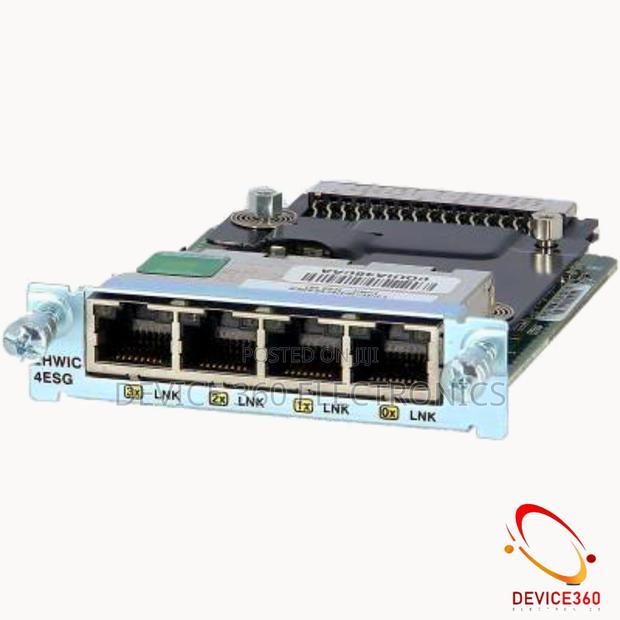 Ehwic-4esg- Four Port 10/100/1000 Ethernet Switch · Photo 1