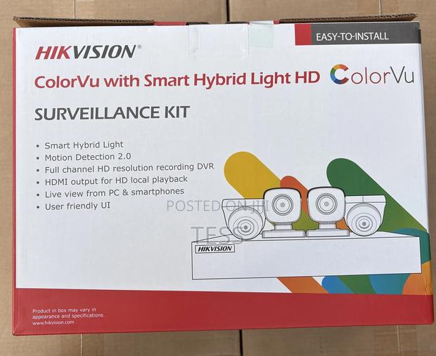 Hikvision 4ch 1080p Full Color Vu+Audio+500gb Hdd · Photo 1