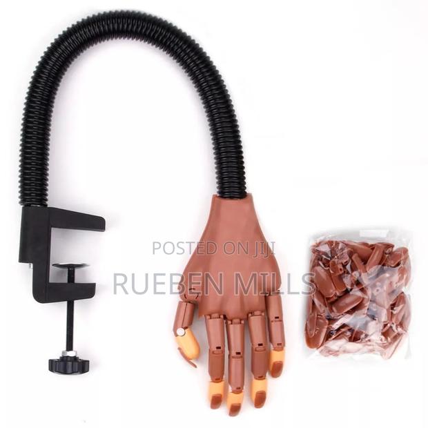 Generic Nail Art Finger Model Practice Mannequin Hand · Photo 1
