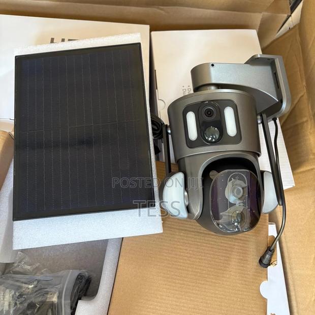 Solar Wifi Camera Dual Lens 4mp App Ubox 4G · Photo 1