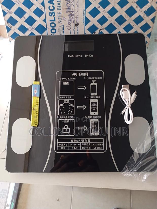 Multi-functional Usb Bluetooth Body Weighing Scale - Black · Photo 3