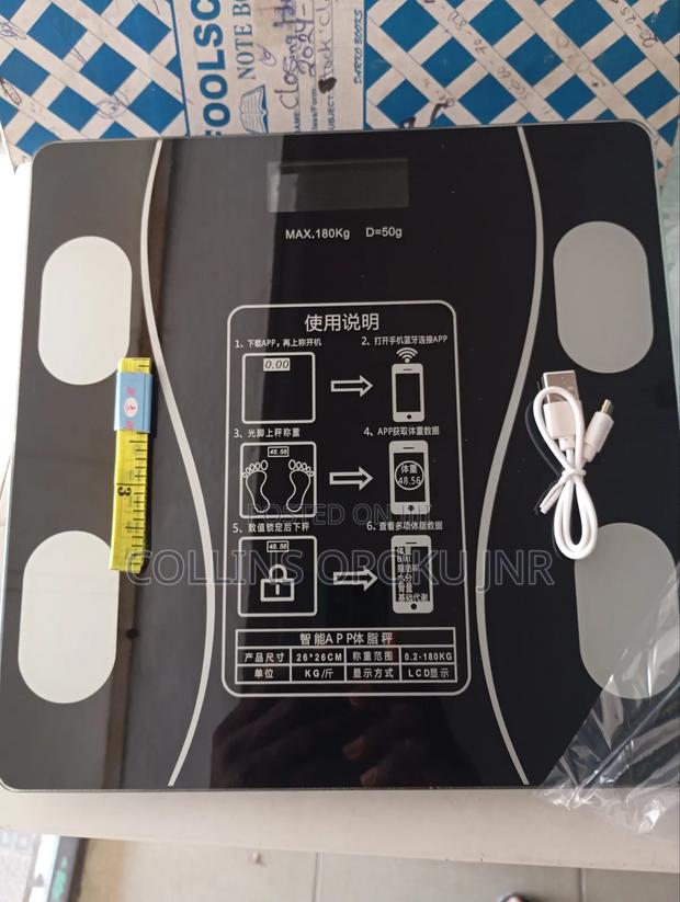 Multi-functional Usb Bluetooth Body Weighing Scale - Black · Photo 4