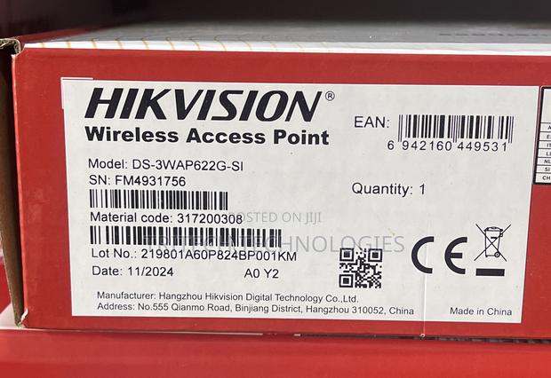 Hikvision Wi-Fi6 1800mbps Celling Accesspoint Ds-3wap622g-Si · Photo 4